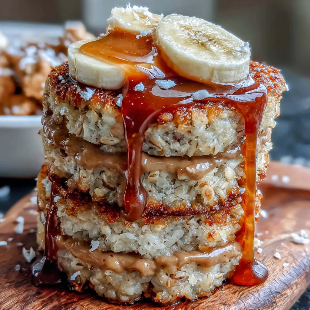 Protein Rice Cake Stack