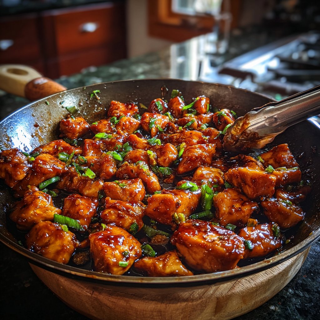 Honey Garlic Chicken Skillet