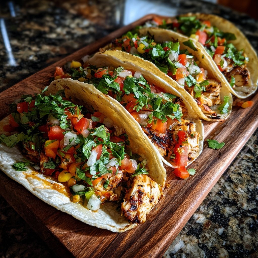 Global Mexican Chicken Tacos