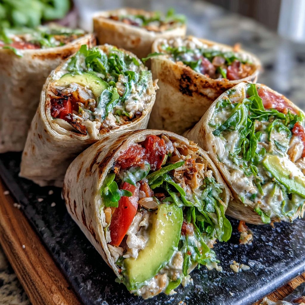 Veggie-Packed Wrap Lunches