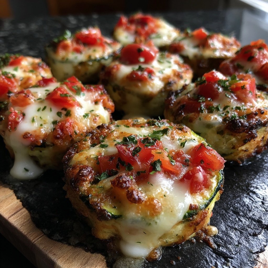 Mini Zucchini Pizza Bites
