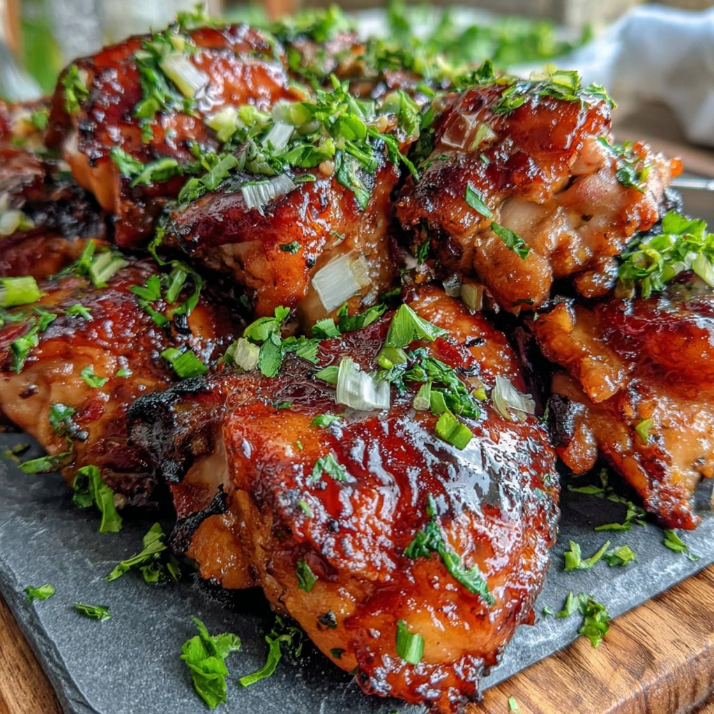 Honey Soy Glazed Chicken Thighs